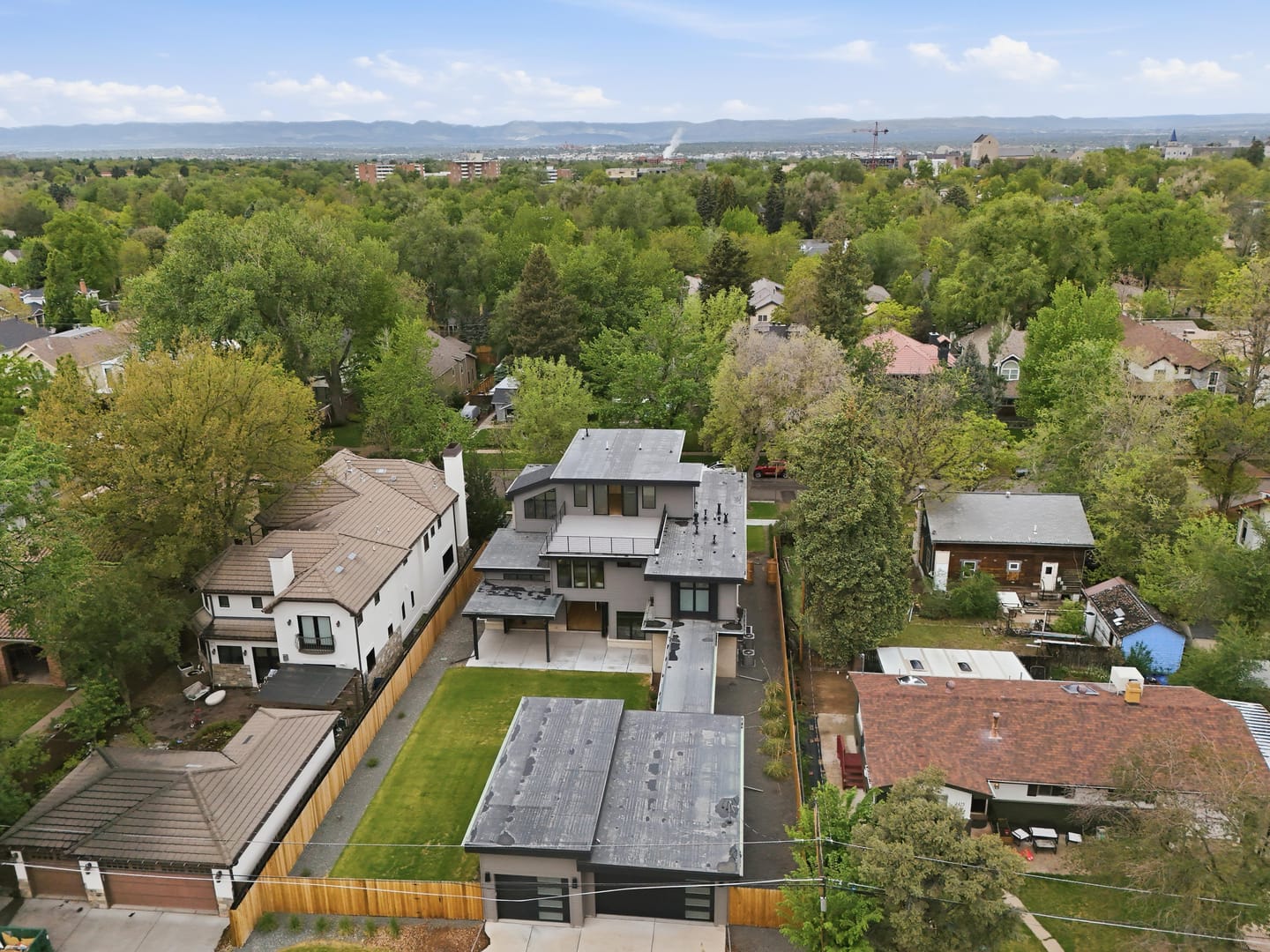 Contemporary front elevation at 2442 S Saint Paul Street
